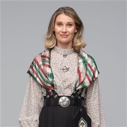 Furustakken med silkesjal